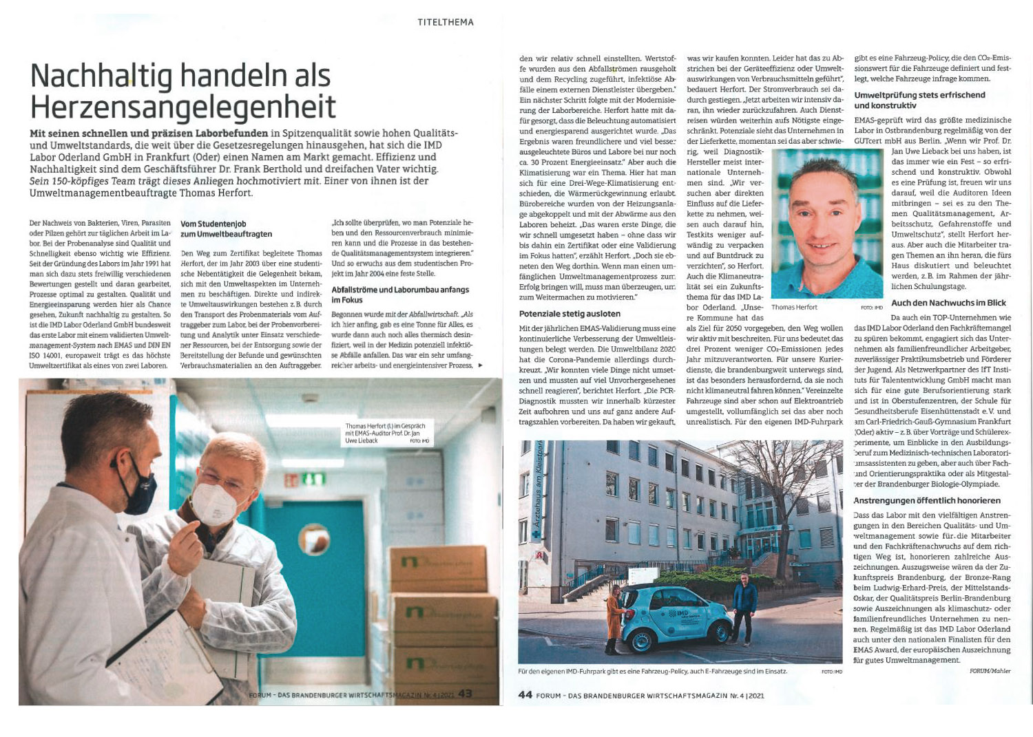 Nachhaltig handeln - unsere Herzensangelegenheit