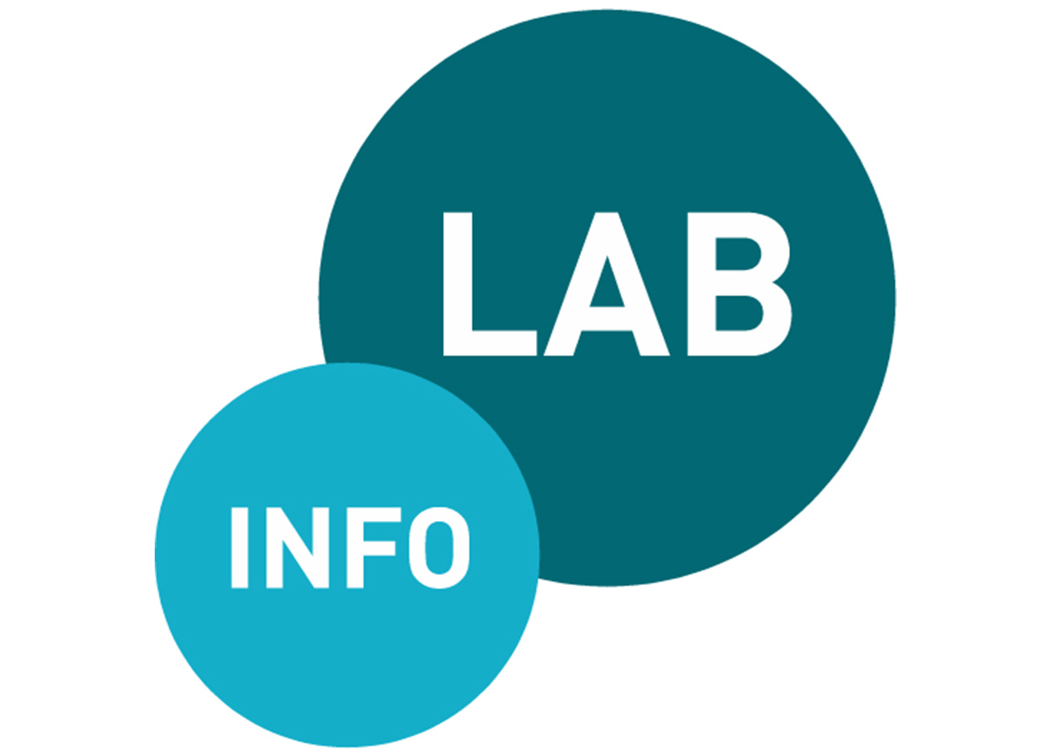 Illustration Kreis mit dem Wort Lab-Info